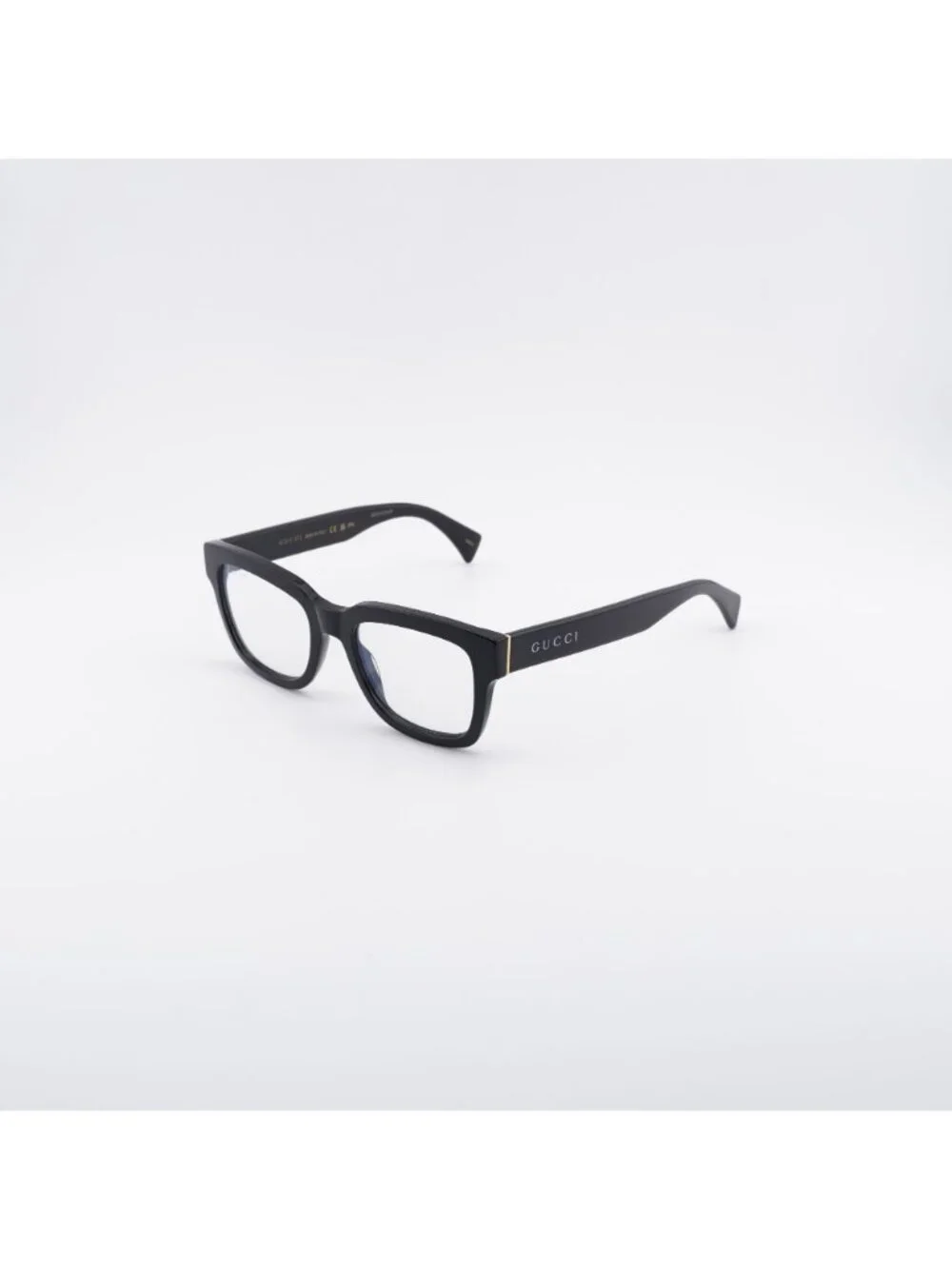 Gucci GG1138S 001 Sunglasses Black Square Frame, Clear to grey Photochromic Lens